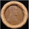 Image 2 : Mixed small cents 1c orig shotgun roll, 1917-d Wheat Cent, 1887 Indian Cent other end, Brinks Wrappe