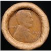 Image 2 : Mixed small cents 1c orig shotgun roll, 1917-d Wheat Cent, 1888 Indian Cent other end, Brinks Wrappe