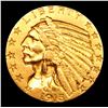 Image 2 : ***Auction Highlight*** 1915-p Gold Indian Half Eagle $5 Graded Select Unc By USCG (fc)