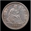 Image 2 : ***Auction Highlight*** 1845-p Seated Liberty Quarter 25c Graded ms63+ By SEGS (fc)