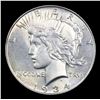 Image 2 : 1934-p Peace Dollar $1 Graded ms64+ By SEGS