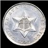 Image 2 : ***Auction Highlight*** 1851 Three Cent Silver 3cs Graded ms65+ By SEGS (fc)
