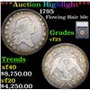 ***Auction Highlight*** 1795 Flowing Hair Half Dollar 50c Graded vf25 By SEGS (fc)