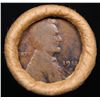 Image 2 : Mixed small cents 1c orig shotgun roll, 1915-d Wheat Cent, 1893 Indian Cent other end, Brinks Wrappe