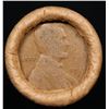 Image 2 : Mixed small cents 1c orig shotgun roll, 1917-s Wheat Cent, 1863 Indian Cent other end, Brinks Wrappe