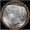 Image 2 : ***Auction Highlight***  AU/BU Slider Shotgun Peace $1 Roll 1924 & P Ends Virtually UNC (fc)