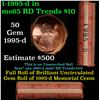 Image 1 : Shotgun Lincoln 1c roll, 1995-d 50 pcs   Wrapper