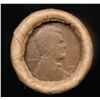 Image 2 : Mixed small cents 1c orig shotgun roll, 1917-d Wheat Cent, 1862 Indian Cent other end, Brinks Wrappe