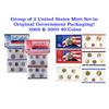 Image 1 : Group of 2 United States Mint Proof Sets 2002-2003 20 coins.