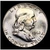 Image 2 : 1962-d Franklin Half Dollar 50c Grades Select Unc FBL