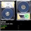 Proof ANACS 1956 Roosevelt Dime 10c Graded pr65 By ANACS