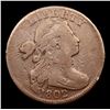 Image 2 : 1802 Draped Bust Large Cent 1c Graded f15 By SEGS