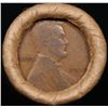 Image 2 : Mixed small cents 1c orig shotgun roll, 1917-d Wheat Cent, 1884 Indian Cent other end, Brinks Wrappe