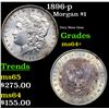 Image 1 : 1896-p Morgan Dollar $1 Grades Choice+ Unc