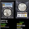 Image 1 : PCGS 1923-p Peace Dollar $1 Graded ms65 By PCGS