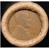 Image 2 : Mixed small cents 1c orig shotgun roll, 1919-d Wheat Cent, 1898 Indian Cent other end, Brinks Wrappe