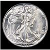 Image 2 : 1945-p Walking Liberty Half Dollar 50c Grades Choice Unc