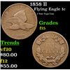 Image 1 : 1858 ll Flying Eagle Cent 1c Grades f+