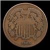 Image 2 : 1865 Two Cent Piece 2c Grades vg+
