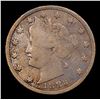 Image 2 : 1883 n/c Liberty Nickel 5c Grades f+