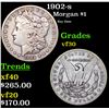 Image 1 : 1902-s Morgan Dollar $1 Grades vf++