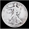 Image 2 : 1938-d Walking Liberty Half Dollar 50c Grades vg+