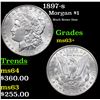 Image 1 : 1897-s Morgan Dollar $1 Grades Select+ Unc