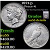1921-p Peace Dollar $1 Graded au55 details By SEGS
