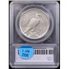 Image 5 : 1921-p Peace Dollar $1 Graded au55 details By SEGS