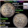 ***Auction Highlight*** 1893-p Morgan Dollar $1 Graded au53 By SEGS (fc)