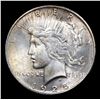 Image 2 : 1925-p Peace Dollar $1 Graded ms65+ By SEGS