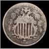 Image 2 : 1866 Rays Shield Nickel 5c Grades vg, very good