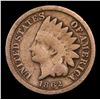 Image 2 : 1862 Indian Cent 1c Grades vg+