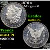 Image 1 : 1879-s Morgan Dollar $1 Grades Choice Unc PL