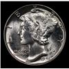 Image 2 : 1943-p Mercury Dime 10c Grades GEM+ Unc