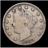 Image 2 : 1883 n/c Liberty Nickel 5c Grades vf+
