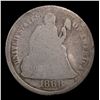 Image 2 : 1868-p Seated Liberty Dime 10c Grades g, good