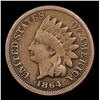 Image 2 : 1864 CN Indian Cent 1c Grades vf+