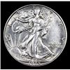 Image 2 : 1935-d Walking Liberty Half Dollar 50c Graded ms64 By SEGS
