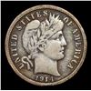 Image 2 : 1914-p Barber Dime 10c Grades vf+