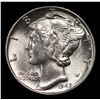 Image 2 : 1945-p Mercury Dime 10c Grades Choice Unc