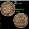 Image 1 : 1862 Indian Cent 1c Grades vg, very good