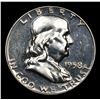 Image 2 : Proof 1958 Franklin Half Dollar 50c Grades GEM Proof