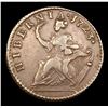 Image 3 : 1723 1/2P Wood's Hibernia Colonial Half Cent 1/2c Graded vf35 By SEGS