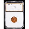 Image 2 : 1915-d Lincoln Cent 1c Graded vf20 details By PCI