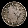 Image 2 : 1883 n/c Liberty Nickel 5c Grades f+