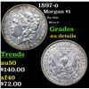 1897-o Morgan Dollar $1 Grades AU Details