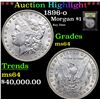 Image 1 : ***Auction Highlight*** 1896-o Morgan Dollar $1 Graded Choice Unc By USCG (fc)