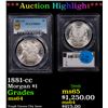 Image 1 : ***Auction Highlight*** PCGS 1881-cc Morgan Dollar $1 Graded ms64 By PCGS (fc)