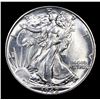 Image 2 : 1942-p Walking Liberty Half Dollar 50c Grades Choice Unc